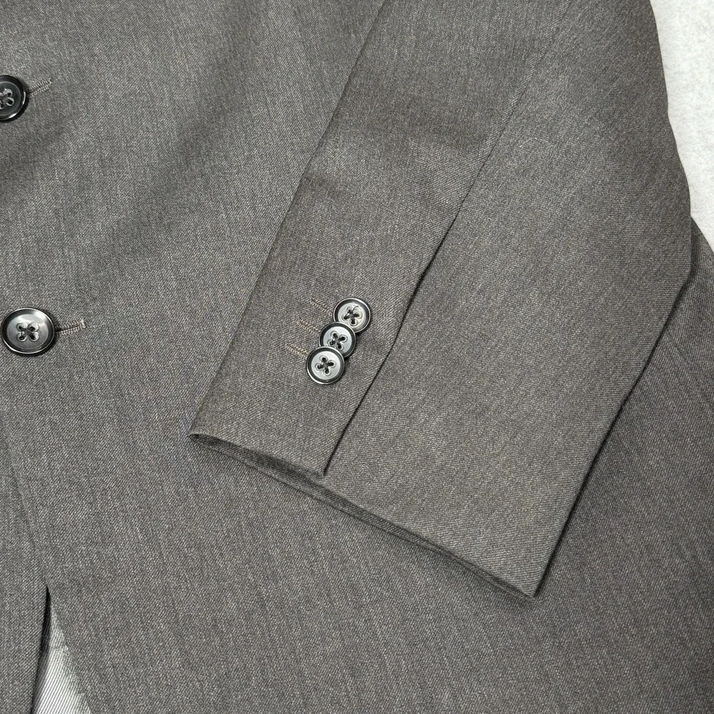 Banana Republic Lanificio F. LLI Cerruti Blazer Men's 44 R Modern Fit Wool Gray
